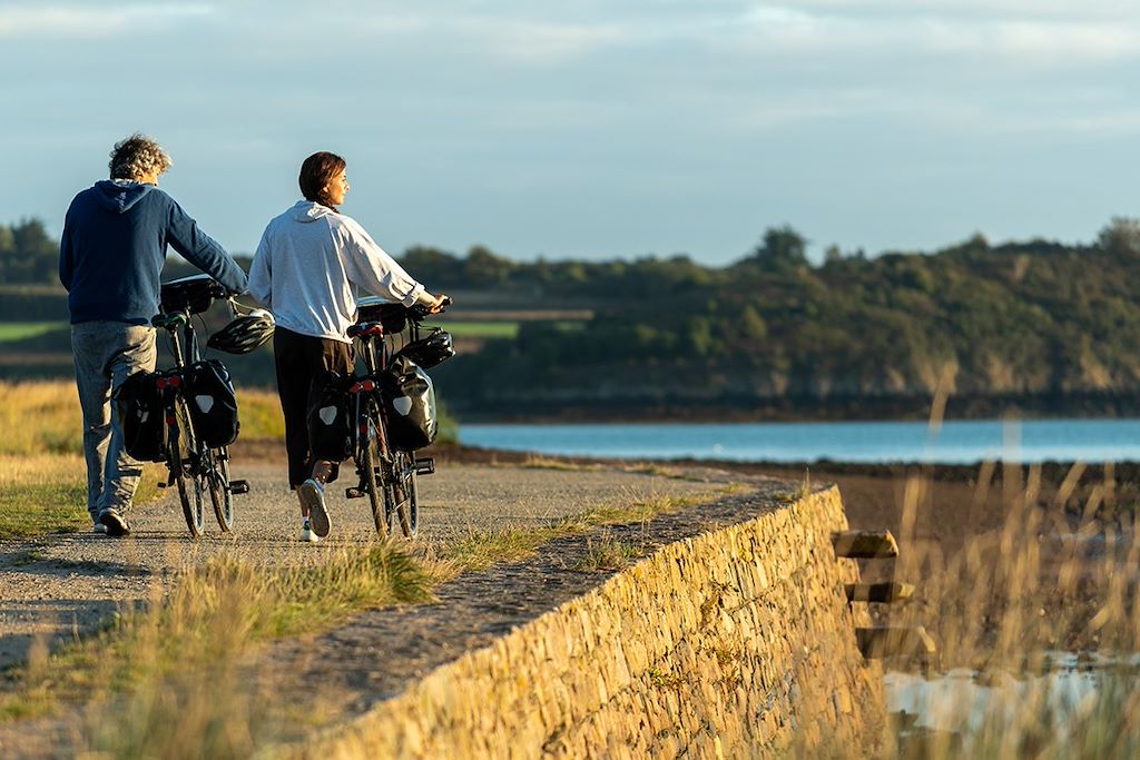 Image Côte de Granit Rose à vélo - île de Bréhat à vélo - Eurovélo 4