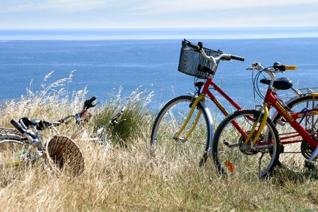 Rando vélo sentier côtier - Golfe du Morbihan - Bretagne - France