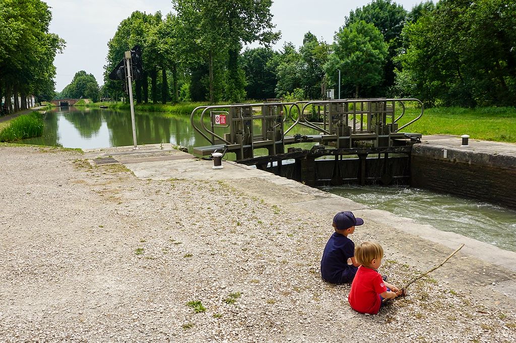 Image Canal du midi à vélo - Canal des deux mers à vélo - Canal du midi en famille