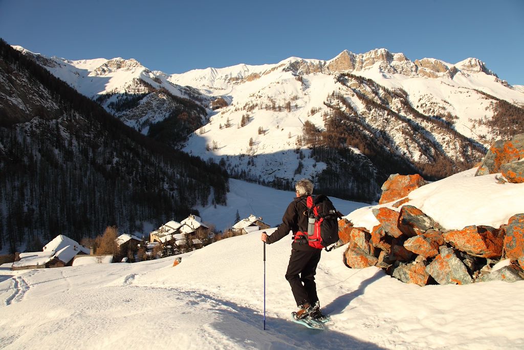 Image Randonnée Queyras - Randonnée raquettes - Raquettes Queyras