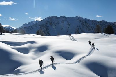 Découverte du ski de randonnée nordique dans le Queyras - France