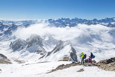 Au sommet du Mont Thabor, Hautes-Alpes - France