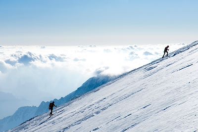 © CHARTON Franck / hemis.fr - Ski de randonnée - La Grave - Hautes-Alpes - France Ski de randonnée - La Grave - Hautes-Alpes - France