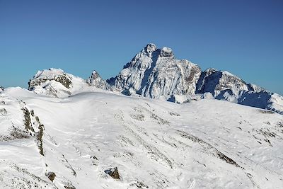 © MARTELET Christian / hemis.fr - Pic de Caramantran - Parc naturel régional du Queyras - Hautes-Alpes - France Pic de Caramantran - Parc naturel régional du Queyras - Hautes-Alpes - France
