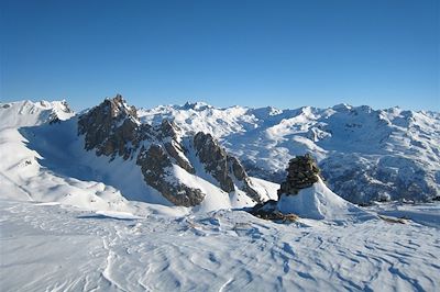 © Olivier Guidet - Sommet de la crête du Châtelard - Vallée de la Clarée - Alpes du Nord - France Sommet de la crête du Châtelard - Vallée de la Clarée - Alpes du Nord - France