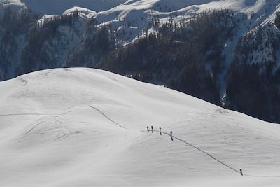 © Marc Laurans - Ski nordique dans la vallée de Thures dans le Piémont italien - Italie Ski nordique dans la vallée de Thures dans le Piémont italien - Italie