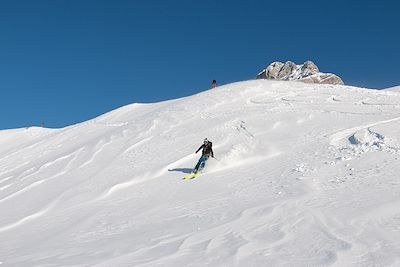 Skieur - Aravis - Haute-Savoie - France