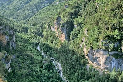 © david hughes / Adobe Stock - Gorge de la Jonte - Occitanie - France Gorge de la Jonte - Occitanie - France