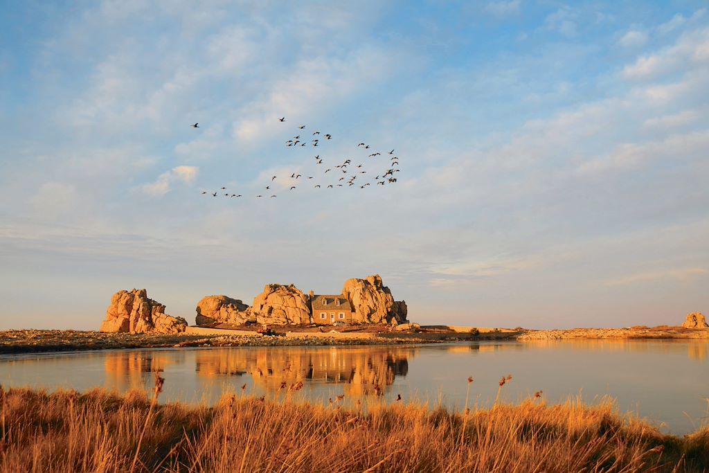 Image Randonnée Cote de granit rose - Randonnée GR34 - bateau ile de brehat