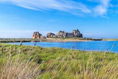 © Ian Dagnall / Alamy / Hemis - Le Gouffre du Castel-Meuru - Plougrescant - Bretagne - France Le Gouffre du Castel-Meuru - Plougrescant - Bretagne - France