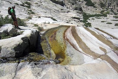 © Peter Gregor - Le cirque des cascades en descendant vers Grotelle et la Restonica - GR20 Nord - Corse - France Le cirque des cascades en descendant vers Grotelle et la Restonica - GR20 Nord - Corse - France