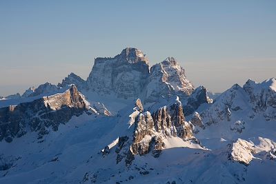 © Alessandro Villa / Alamy / Hemis - Vue du sommet Lagazuoi - Dolomites - Italie Vue du sommet Lagazuoi - Dolomites - Italie