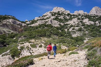 Parc National des Calanques, entre Callelongue et Marseilleveyre - France