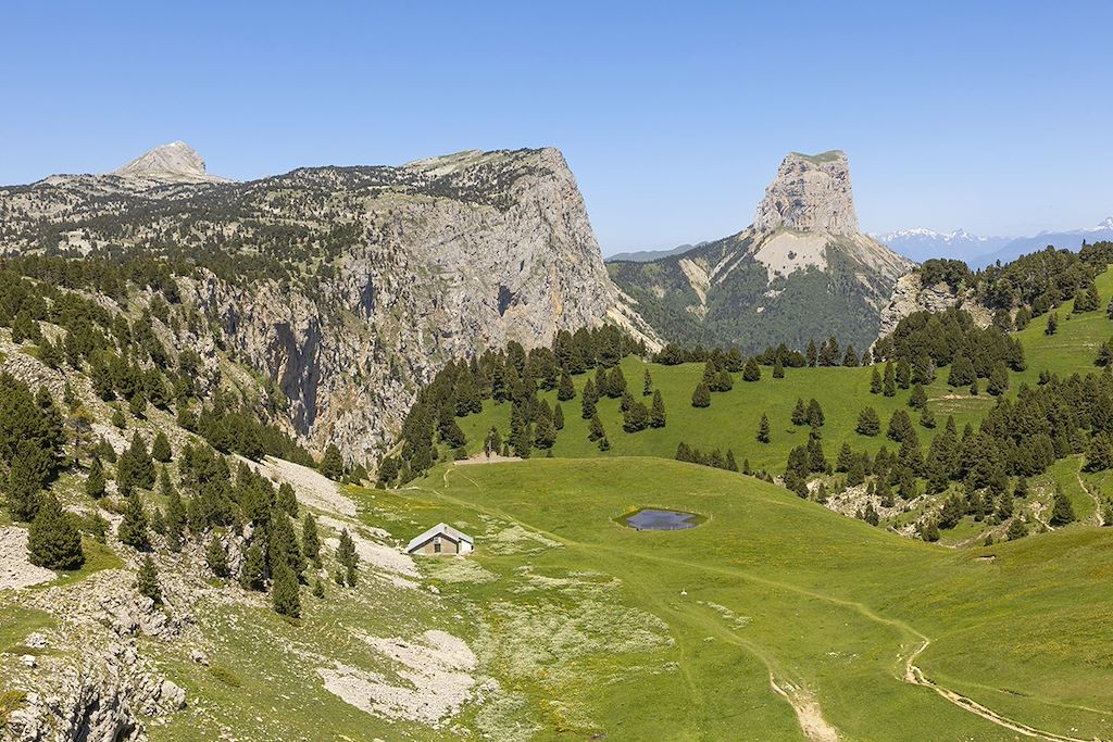 Image Randonnée Mont Aiguille - Lans en Vercors - balade haut plateaux du Vercors
