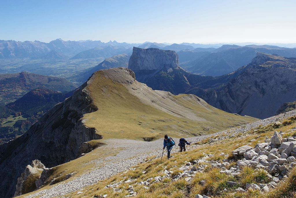 Image Randonnée Mont Aiguille - Lans en Vercors - balade haut plateaux du Vercors