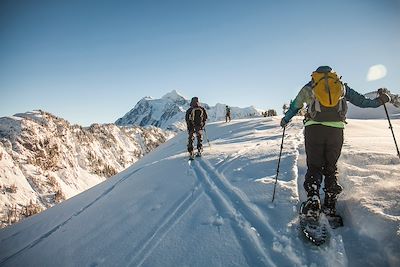 © Christopher Kimmel / Getty Images - Randonnée en raquettes Randonnée en raquettes
