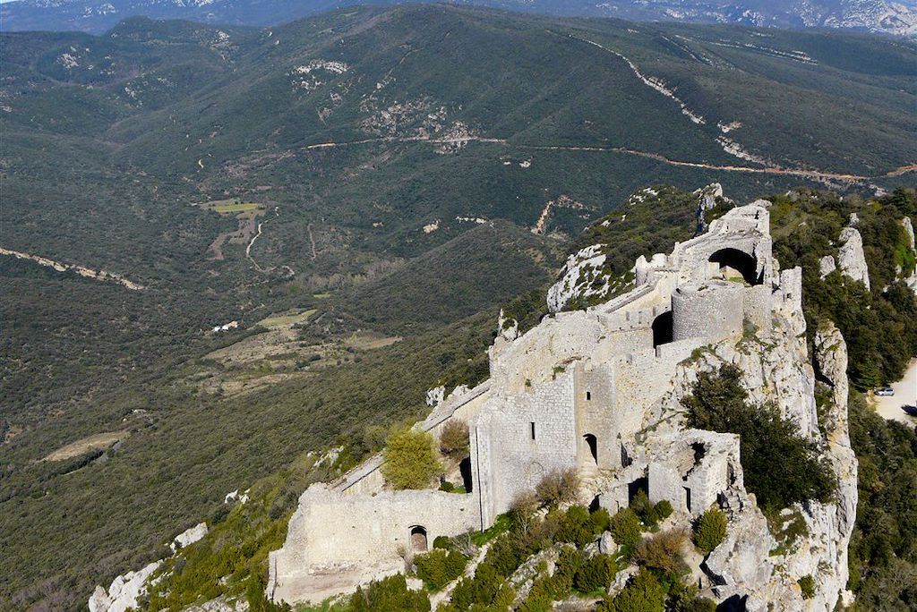 Image Randonnée Ariège - gorges de Galamus - château de Montségur