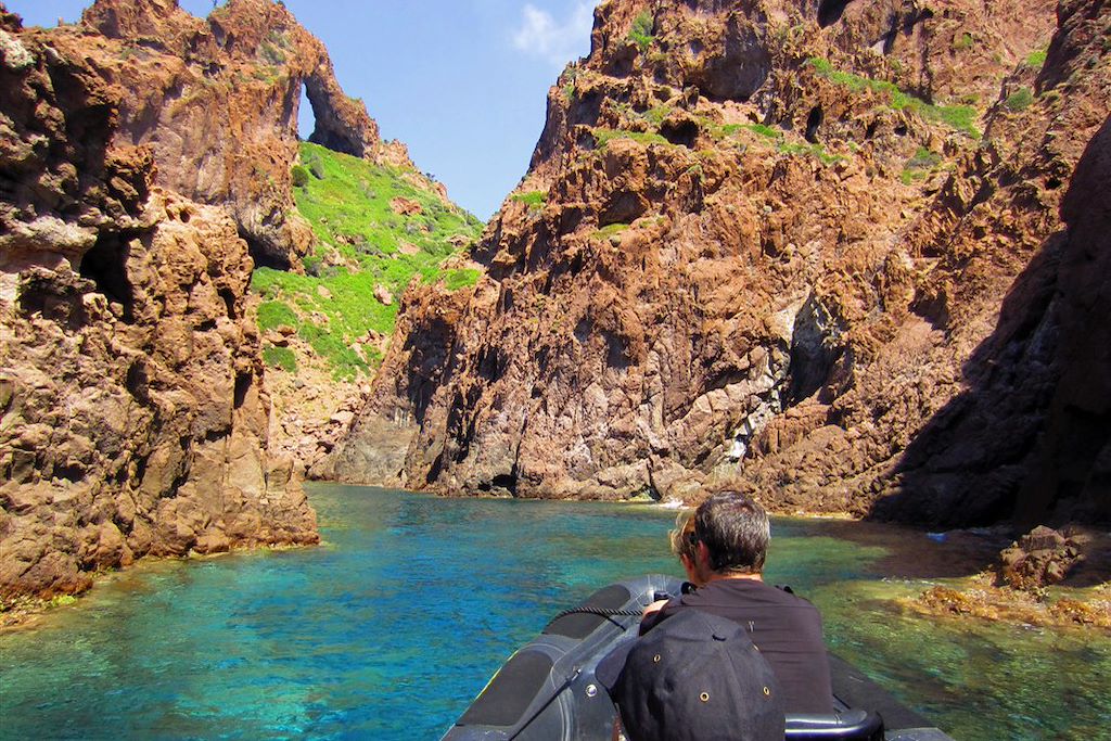 Image Corse Famille - Réserve Scandola - Randonnée Girolata