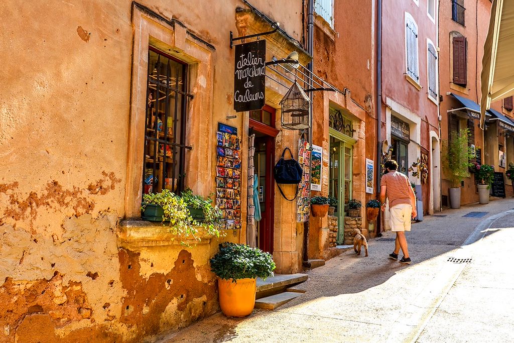 Image Le Luberon à vélo - Gordes et Roussillon à vélo - Véloroute autour du Lubéron