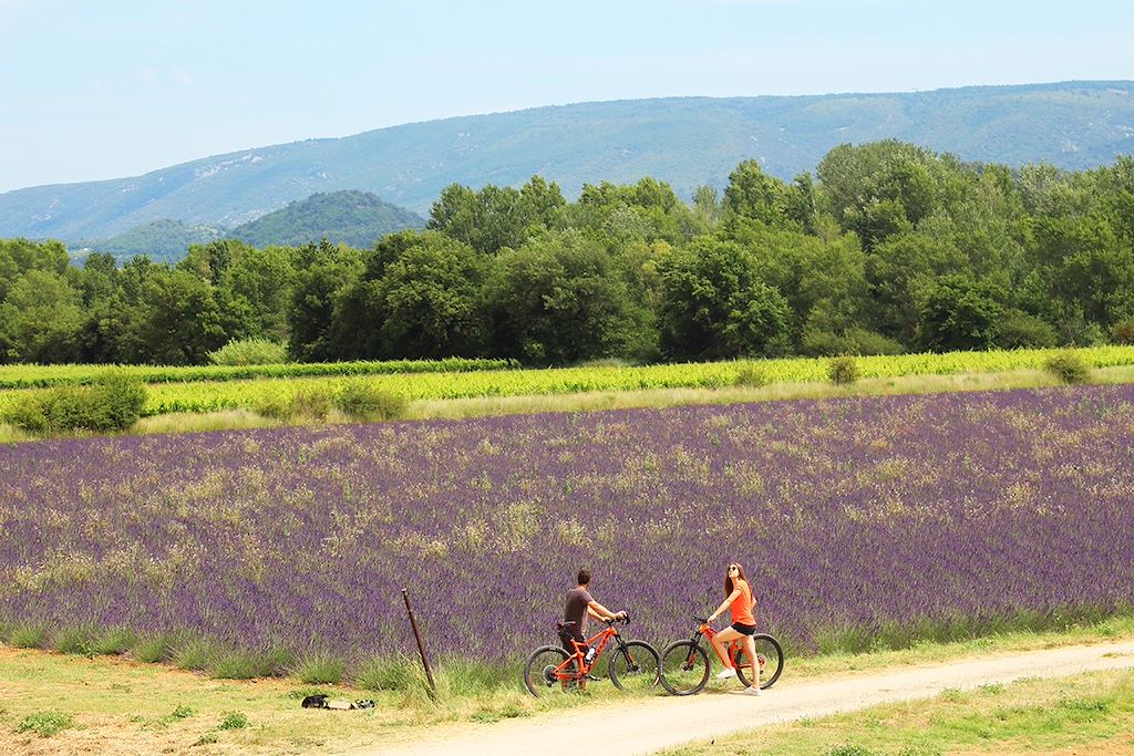 Image Le Luberon à vélo - Gordes et Roussillon à vélo - Véloroute autour du Lubéron