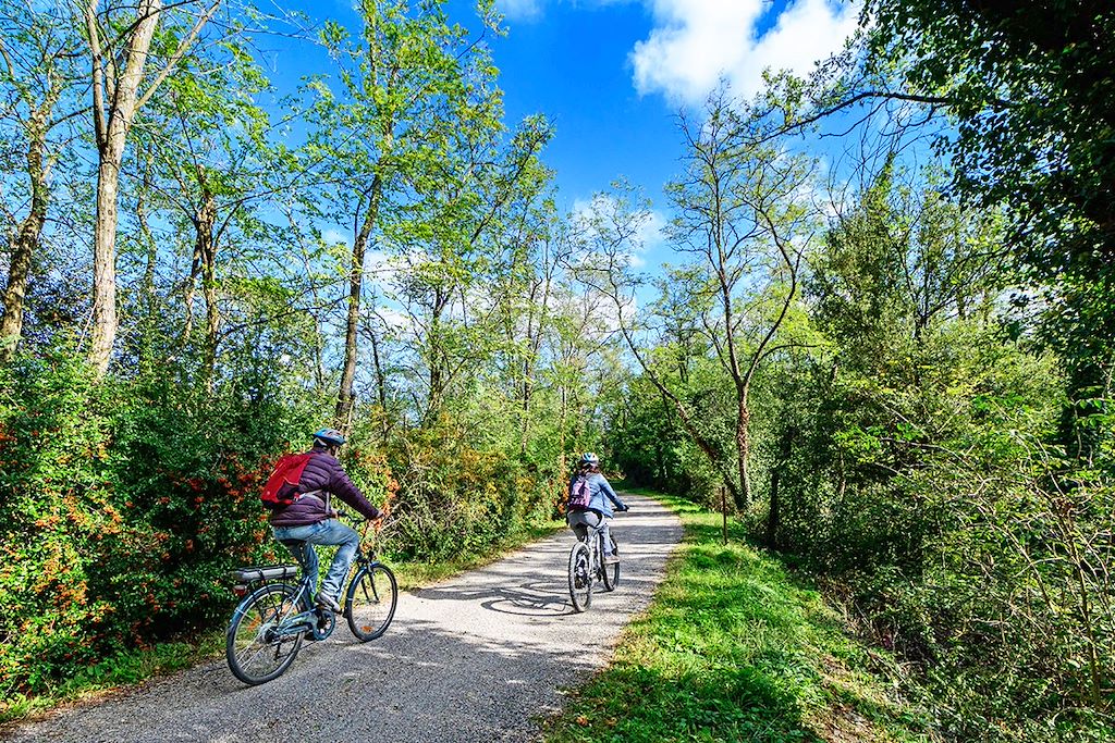 Image Voie douce de La Payre - Via Rhôna à vélo - La Drôme à vélo