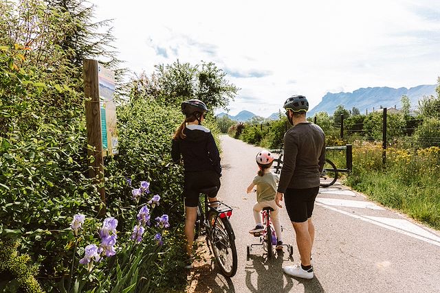 Voyage Drôme et Ardèche à vélo, la Biovallée en famille