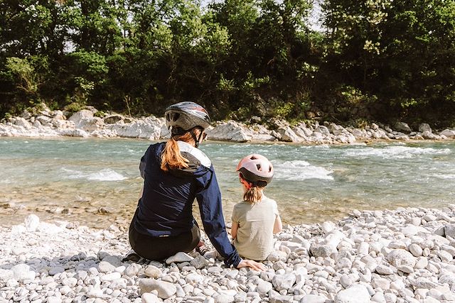 Voyage Drôme et Ardèche à vélo, la Biovallée en famille