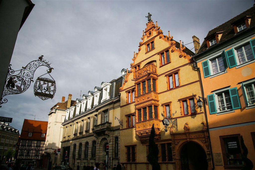 Image Alsace à vélo - Route des vins d'Alsace - Vignobles à vélo
