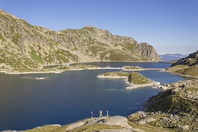 Randonnée autour des lacs des 7 Laux - Massif de Belledonne - Isère - France