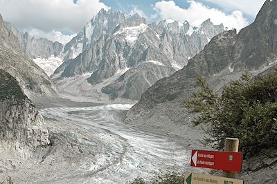 Glacier mer de Glace - Haute-Savoie - France