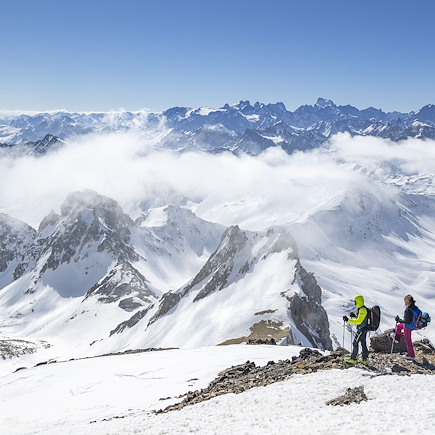 Raid à ski de rando au coeur de la Clarée