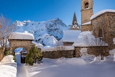 La grave et pic de la Meije - France