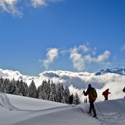 Raquette France Alpes du Nord