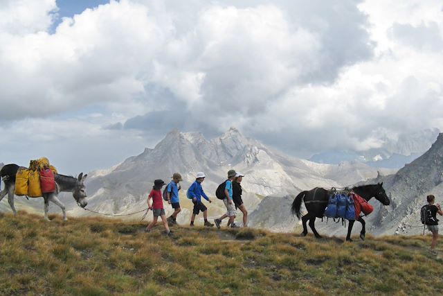 Randonnée avec âne France Alpes du Sud