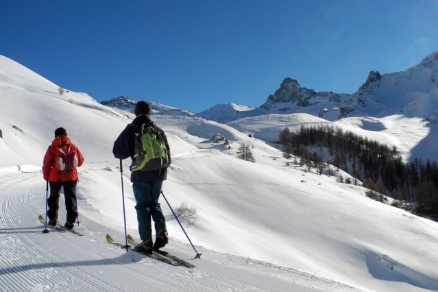 Image Queyras, découverte du ski de randonnée nordique