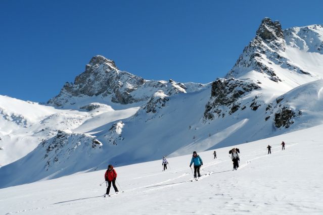 Image Queyras, découverte du ski de randonnée nordique