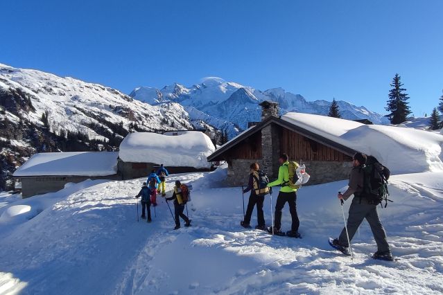 Voyage La vallée du Mont-Blanc en raquettes