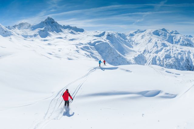 Ski de randonnée, Beaufortain, Savoie - France