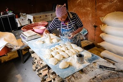 Boulangerie dans la région de Kakhétie - Géorgie