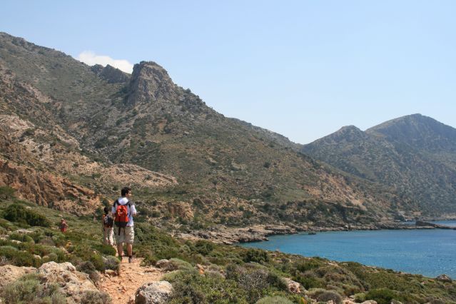 Image Crète, côte sud bleu azur