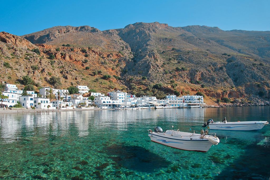 Voyage Crète, côte sud bleu azur 