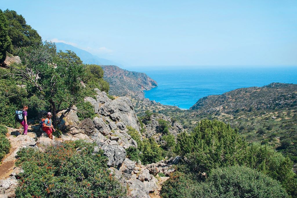 Voyage Crète, côte sud bleu azur  1