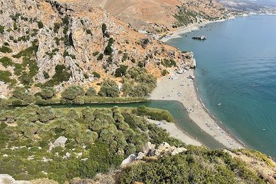 © Stéphanie Battet - Plage de Preveli - Agios Vasilios - Crète - Grèce Plage de Preveli - Agios Vasilios - Crète - Grèce