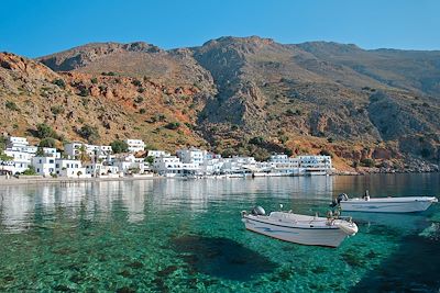 Crète, côte sud bleu azur 