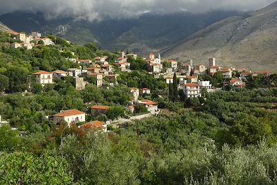 © Sandra Della Contrada - Village de Nomitsis - Péloponnèse - Grèce - Europe Village de Nomitsis - Péloponnèse - Grèce - Europe