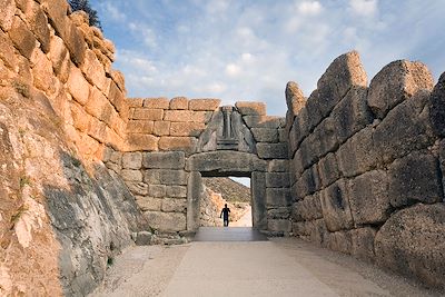 La porte des Lionnnes - Mycènes - Grèce