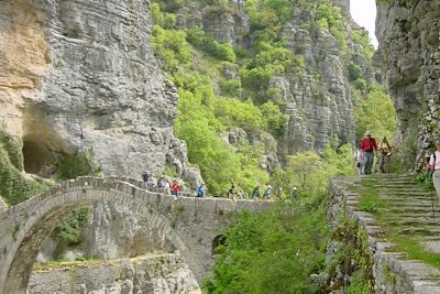 © Robinson - Pont Kokori - Parc National Vikos Aoos - Zagori - Zagorochoria - Epirus - Grèce Pont Kokori - Parc National Vikos Aoos - Zagori - Zagorochoria - Epirus - Grèce
