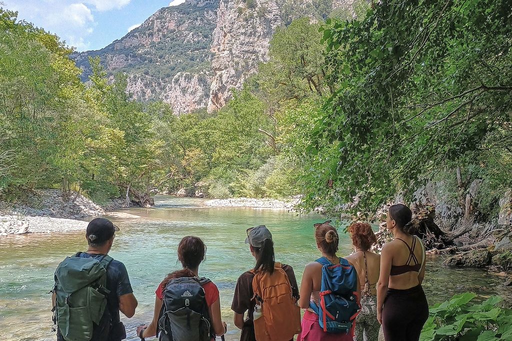 Image Gorge de Vikos - randonnée dans le Pinde - du Pinde à Zagori