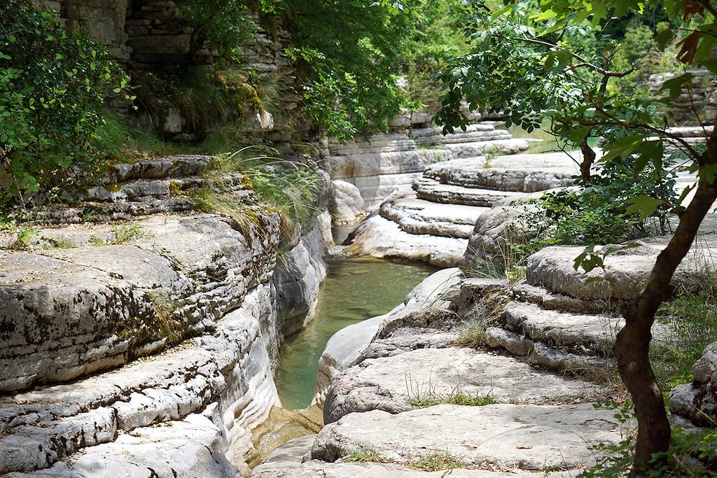 Image Gorge de Vikos - randonnée dans le Pinde - du Pinde à Zagori