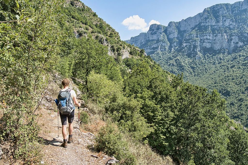 Image Gorge de Vikos - randonnée dans le Pinde - du Pinde à Zagori